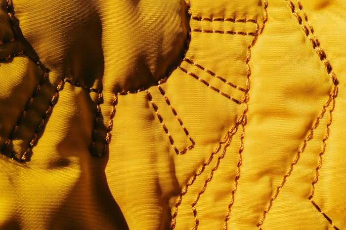 3D Quilted fabric swatch