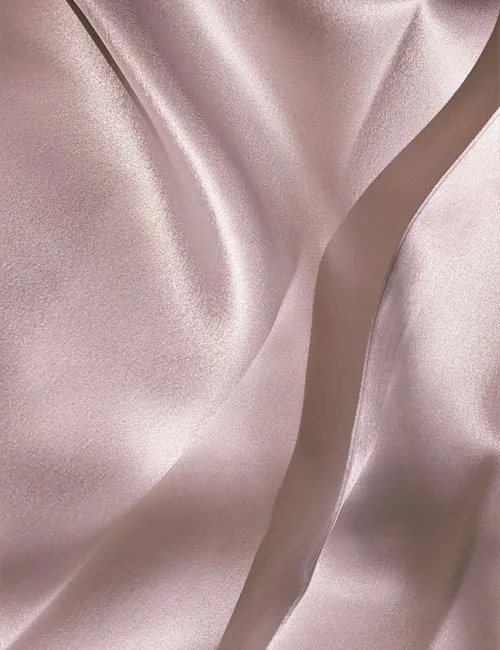Silk, Tencel and Cupro blend fabric swatch